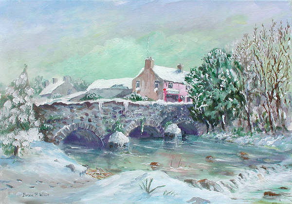 Painting of Old Dervock Post Office