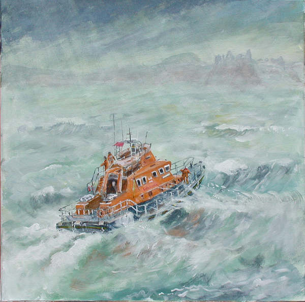 The Katie Hannan passing Dunluce