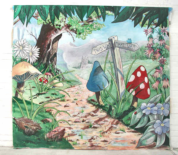 Alice in Wonderland cloth