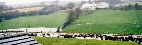 Untouched photo of flooding