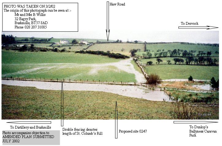 Untouched photo of flooding