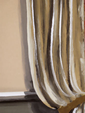 Close-up of curtains