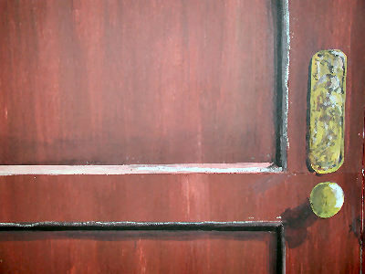 Close-up of doors