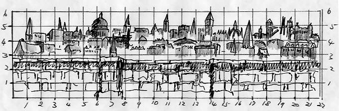 Lon Bridge ground row sketch