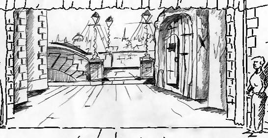 London Bridge drawing