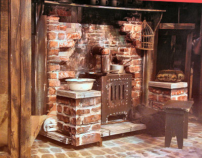 Fagin's fireplace