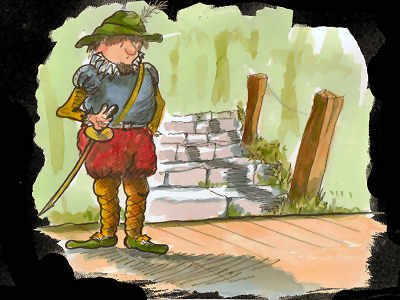 Shadows in different directions