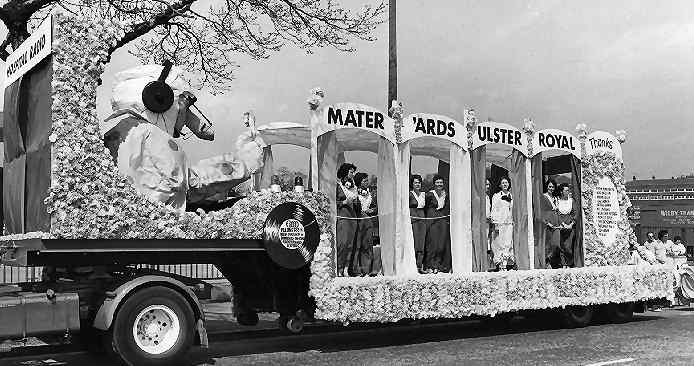 Lord Mayor's Show float Black and white