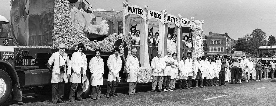 Hospital Radio Volunteers taking part in Mayor's Show