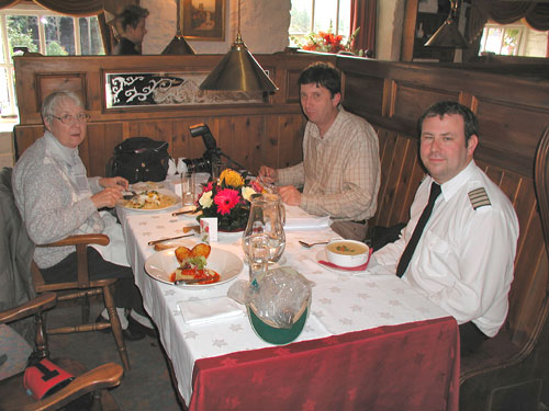 Lunch at the hotel